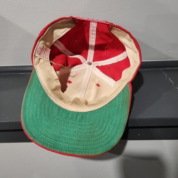 VTG 80s USMC United States Marine Corps New Era Snapback Med‎ Large Hat Cap USA - Picture 11 of 16
